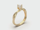 Interlace Solitaire Ring