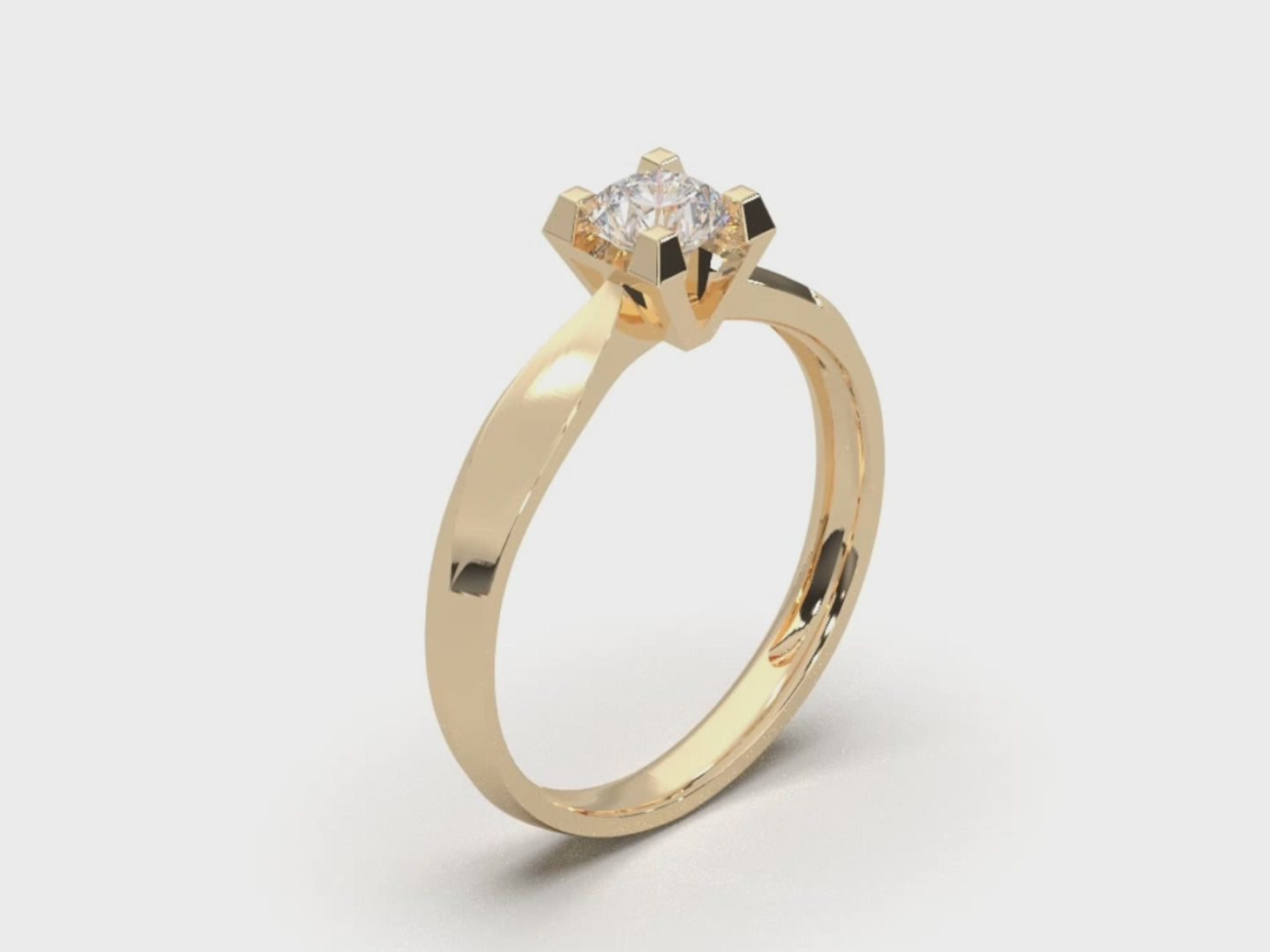 Modern Bezel Ring